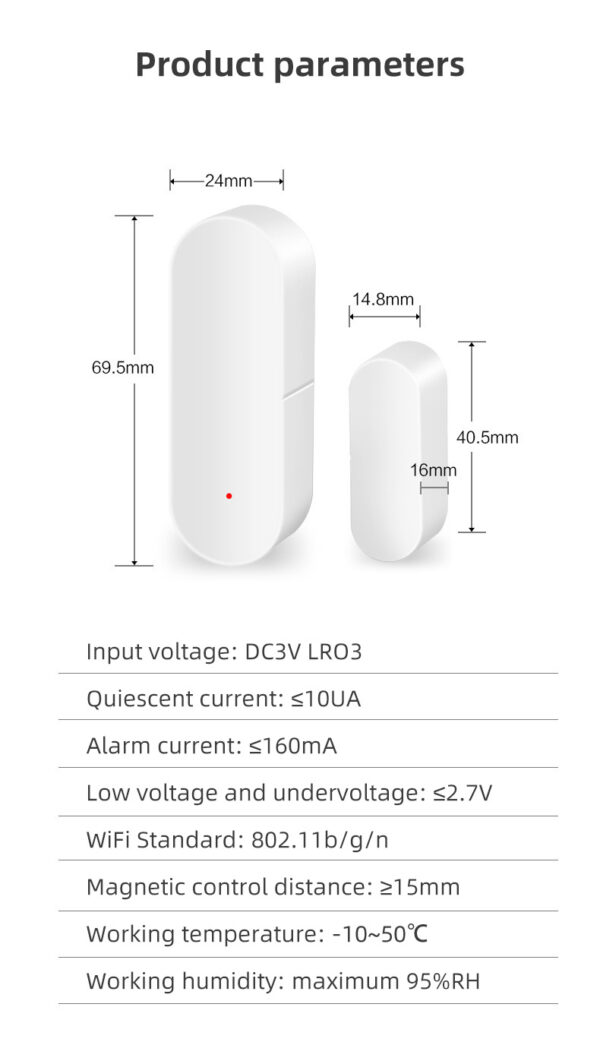 Smart Wi-Fi Door and window sensor - Image 11