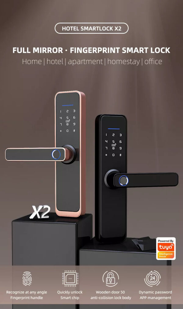 Smart Wi-Fi Wooden door lock - Image 6