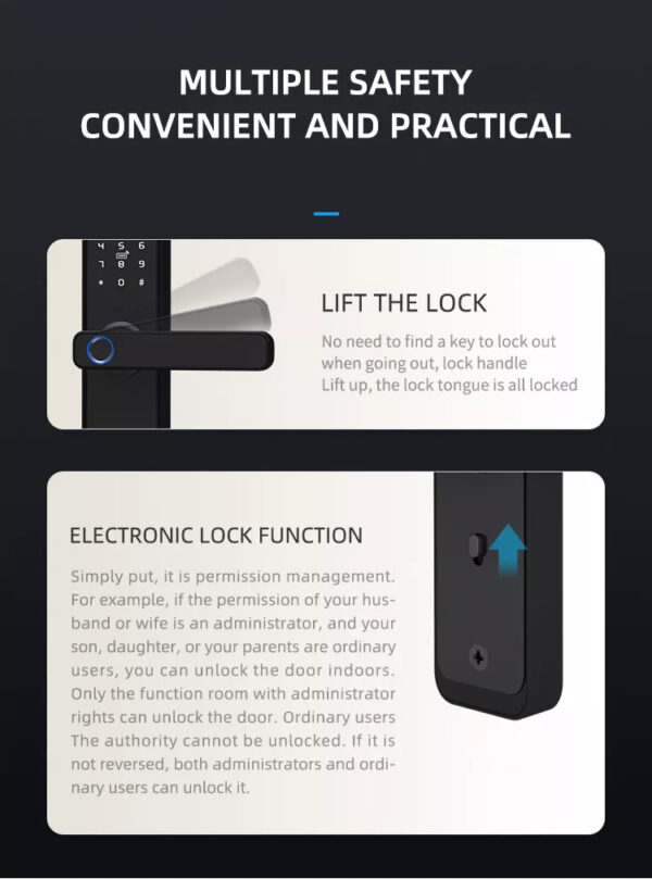 Smart Wi-Fi Wooden door lock - Image 20