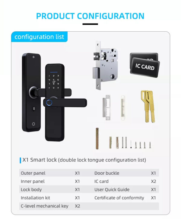 Smart Wi-Fi Wooden door lock - Image 21