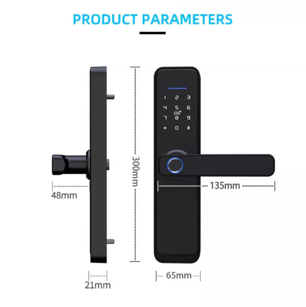Smart Wi-Fi Wooden door lock - Image 23