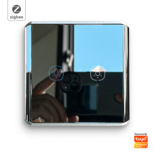 Smart Light Switch 2 gang ZigBee N+L line EU/UK homekit smart switch