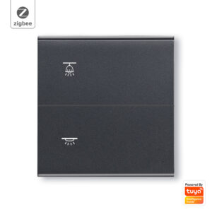 Smart Light Switch 2 gang ZigBee N+L line UK smart network switch