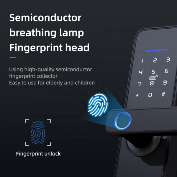 Smart Wi-Fi Wooden door lock - Image 3