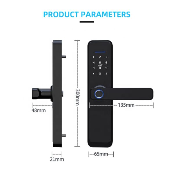 Smart Wi-Fi Wooden door lock - Image 5