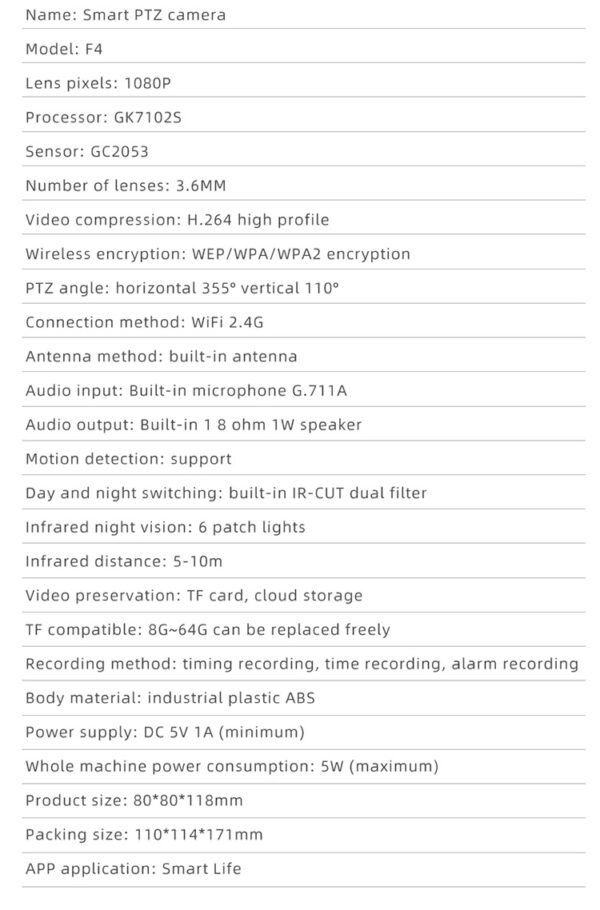 Smart Wi-Fi PTZ Camera - Image 22