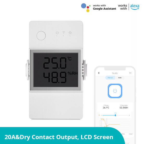SONOFF TH Elite Smart Temperature and Humidity Monitoring Switch